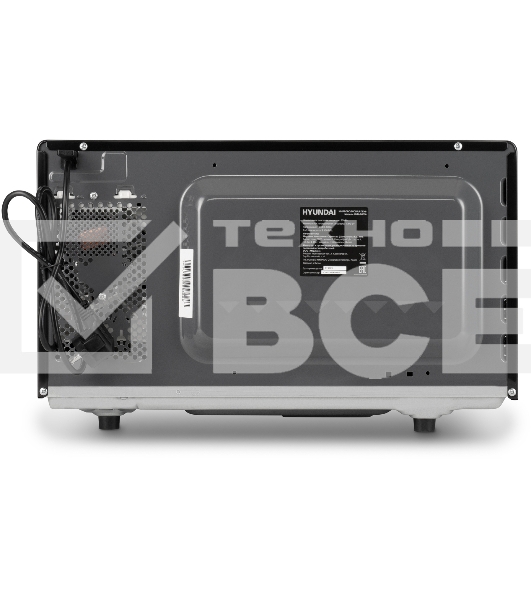 Микроволновая печь Hyundai HYM-D3008 черный, 23 л, 800 Вт, переключатели - сенсор