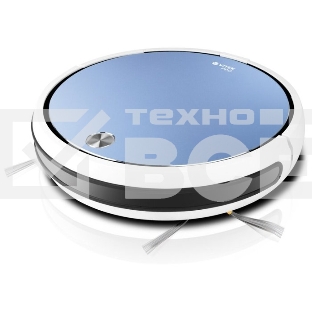 Робот-пылесос Vitek VT-1805 (MC) голубой/белый, 2500 мАч Li-Ion, уборка влажная/сухая, пылесборник контейнер 0.5 л