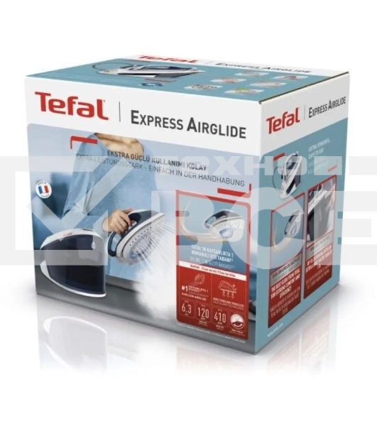 Парогенератор Tefal SV8001E1, синий / белый