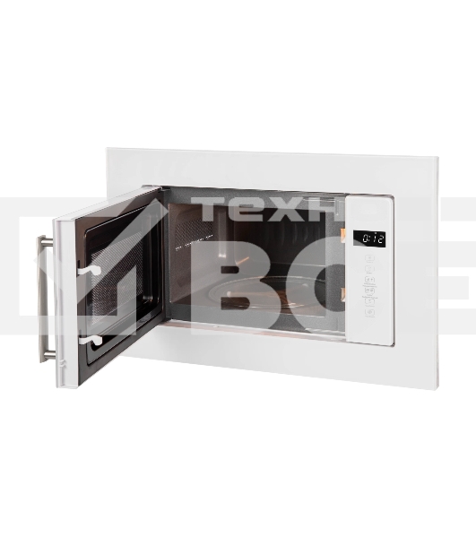 Микроволновая печь встраиваемая HIBERG VM 6502 W белый, 20 л, 700 Вт, переключатели - сенсор