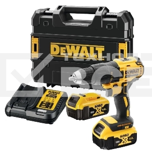 Дрель-шуруповерт DeWalt DCD777M2T, Аккумуляторная, 18В, 2 АКБ, Кейс
