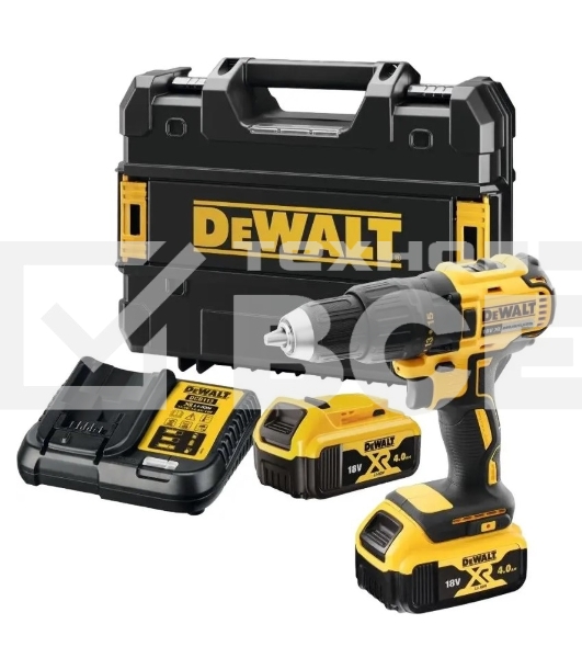 Дрель-шуруповерт DeWalt DCD777M2T, Аккумуляторная, 18В, 2 АКБ, Кейс