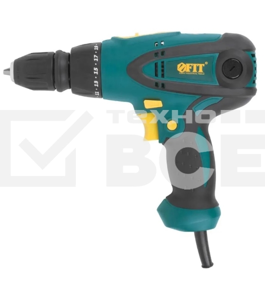 Дрель-шуруповерт FIT ES-286, Сетевая, 280 Вт