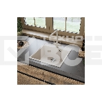 Кухонная мойка Maunfeld Perla 505 MFQS-505LBG светло-бежевый, фото3
