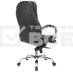 Кресло руководителя Бюрократ T-9950/BLACK-PU сиденье черный, искусственная кожа, крестовина хром, фото12