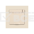 Розетка Intro Accent 6-203-02 2P+E Schuko с крышкой 16А-250В IP20 СУ сл.кость Б0063716, фото 1