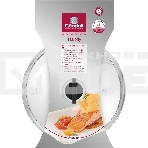 Крышка Rondell Handy RDA-1687 d=26 см крыш.прозрачный руч.черная, фото2