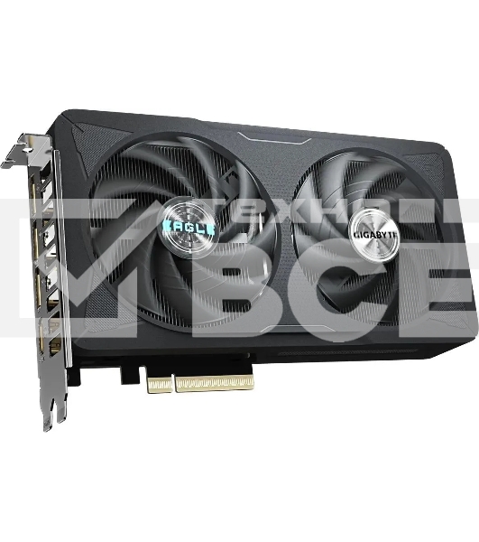 Видеокарта Gigabyte PCI-E 5.0 GV-N5060EAGLE OC-8GD 1.0 NVIDIA GeForce RTX 5060 8Gb 128bit GDDR7 2550/28000 HDMIx1 DPx3 HDCP Ret