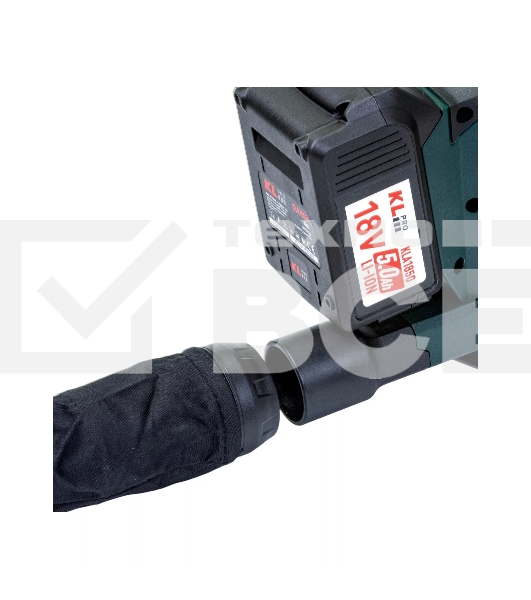 Эксцентриковая шлифовальная машина аккумуляторная KLPRO KLEZ18-50 (18В, Li-ion-2шт, 5.0А·ч, ЗУ 4,5А)