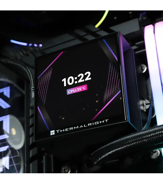 Жидкостная система охлаждения Thermalright Hyper Vision 360 Argb черный/ Display/ all Intel/AMD