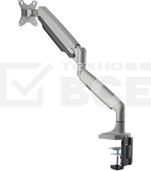 Кронштейн для мониторов ЖК Digma D-MM301 серый 17'-45' макс.15кг крепление к столешнице поворот и наклон