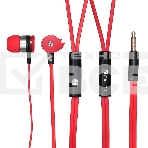 Проводные наушники Oklick HS-S-210 красный, внутриканальные, jack 3.5 мм, фото6