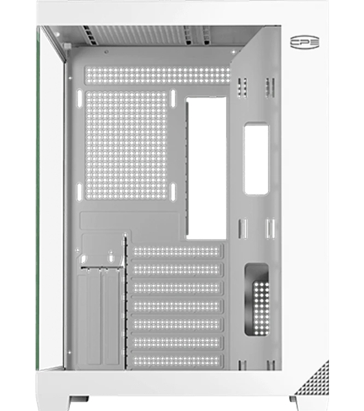 Корпус без блока питания PCCooler C3T700 WH, Midi-Tower, TG, no fans, 1xUSB-A 3.0 + 1xUSB-A 2.0 + 1xUSB-C, ATX, mATX, mITX белый
