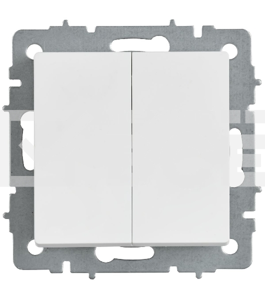 Выключатель 2-кл. прох. 10А ВС10-2-6-БрАБ а/б IEK. BRITE