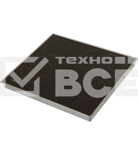 Встраиваемая варочная панель Hansa BHCI66706 Стеклокерамика, независимая, сенсорное управление, таймер, рамка, черная