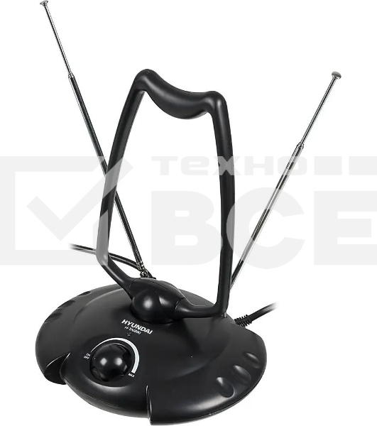 Антенна телевизионная Hyundai H-TAI200 15дБ активная черный