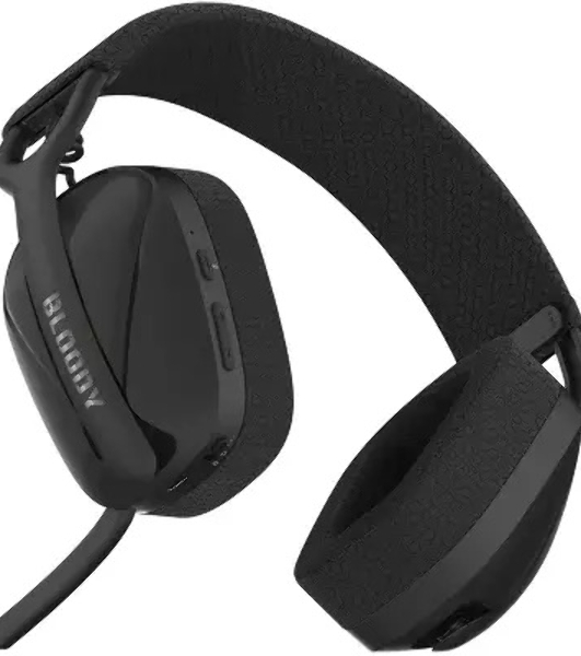 Наушники с микрофоном A4Tech Bloody GR285 черный 1.5м мониторные BT/Radio/3.5mm оголовье