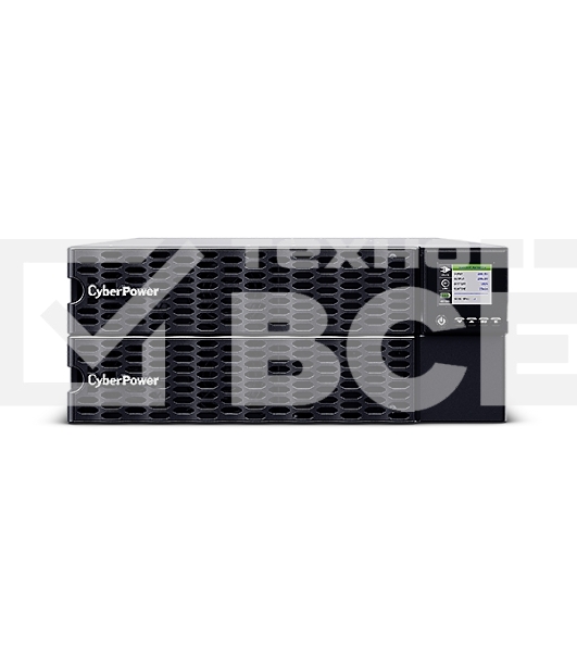 Источник бесперебойного питания CyberPower  OL10KERTHD Online 10000VA/10000W USB/RS-232/Dry/EPO/SNMPslot/BM/ENV/RJ11/45/ВБМ (6 IEC С13, 1 IEC C19, terminal)