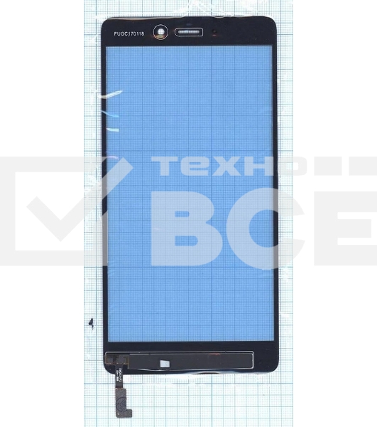Сенсорное стекло (тачскрин) для Xiaomi Mi Note, черное