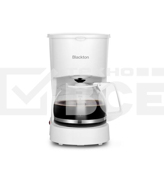 Кофеварка капельная Blackton Bt CM1111 белый, исп. кофе - молотый, 0.6 л, 650 Вт.