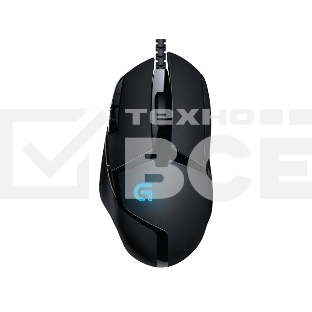 Мышь проводная Logitech G402 Hyperion Fury черный, 4000 dpi, USB, кнопки - 8