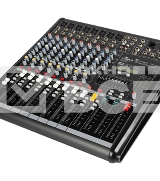 Микшер INTREND [ITMIX-8-2] аналоговый, 12 входов (8 аналоговых, 1 стерео, 2 USB), 2 группы, эффекты