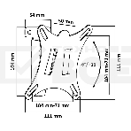 Кронштейн LE'STER LST-101.02 ТВ 10