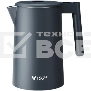Чайник электрический Viomi Double-layer kettle черный V-MK171A