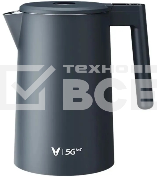 Чайник электрический Viomi Double-layer kettle черный V-MK171A