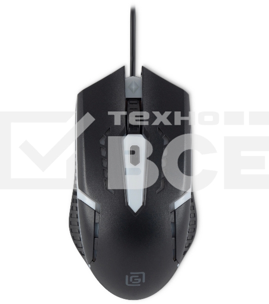 Мышь проводная Oklick 398G черный, 2400 dpi, USB, кнопки - 4