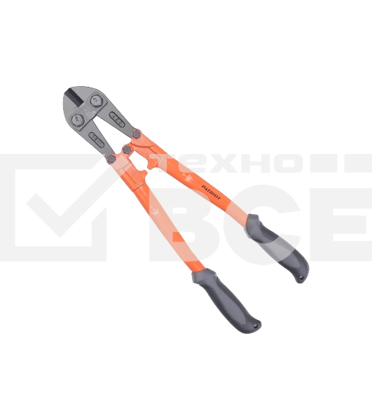 Болторез Patriot CMP-457 мм, Cr-Mo, 2компонент. прорезиненные рукоятки, 40HRC, d 6-8 мм, индивид.коробка, 457 мм (18