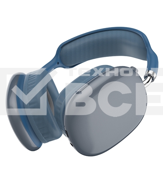 Гарнитура Bluetooth QUMO Emotion (ВТ 0092)  MicroSD  AUX  накладная  Bluetooth 5.3  360 мА  10ч  cиняя