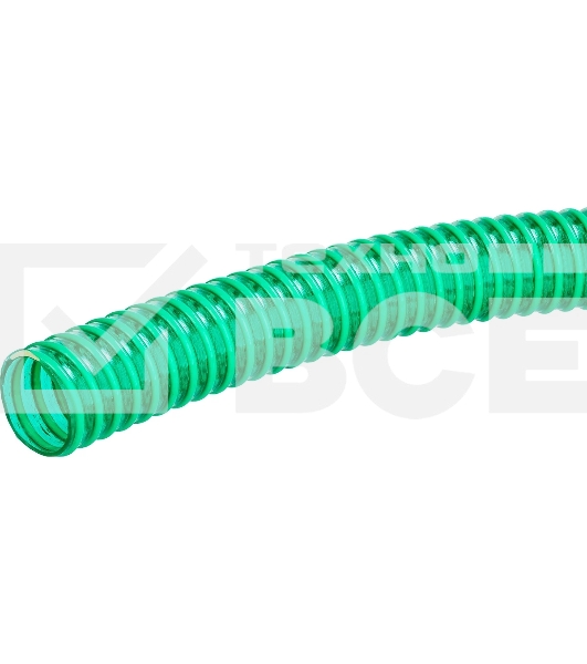 Шланг напорно-всасывающий ЗУБР со спиралью ПВХ, 3 атм, 38мм х 30м 40325-38-30