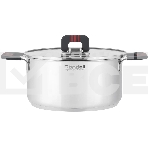 Кастрюля Rondell Stripes RDS-1637, 2.8л, 20см, с крышкой, стальной, фото5