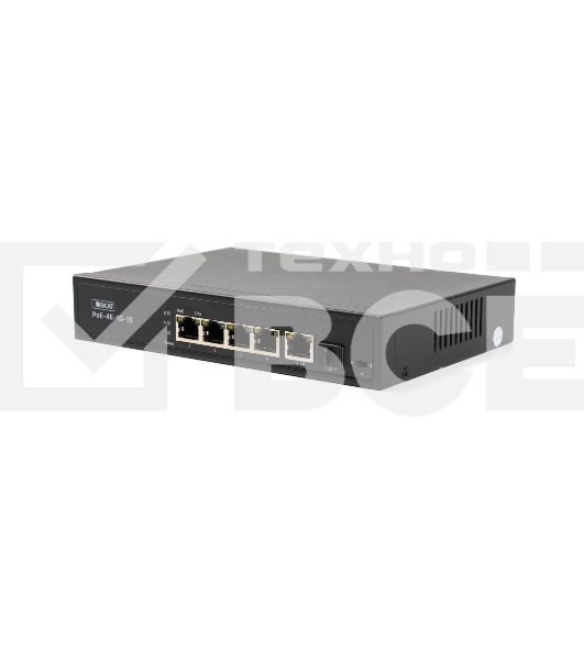 Коммутатор SKAT PoE-4E-1G-1S PoE Plus 60Вт порты: 4-Ethernet 1-Uplink 1-SFP