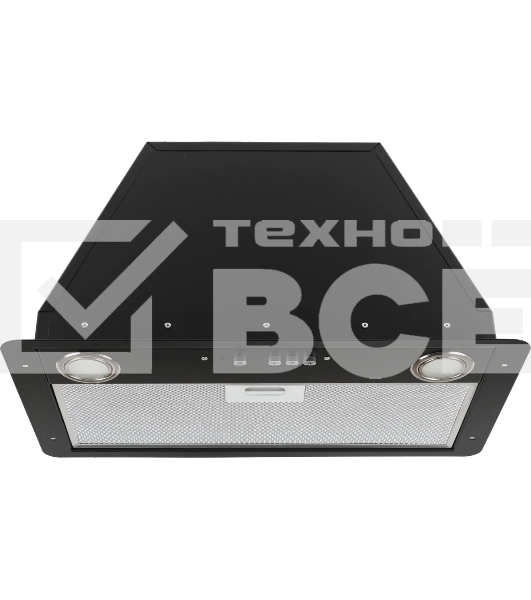 Вытяжка Elikor FLAT 52P-650-K3D черный/черный