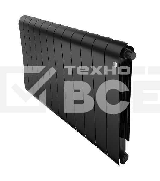 Радиатор биметаллический Royal Thermo Infinity 500 Noir Sable VR80 - 12 секц.