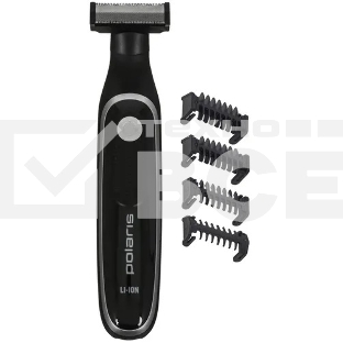 Машинка для стрижки Polaris PHC 0202R черный/серебристый