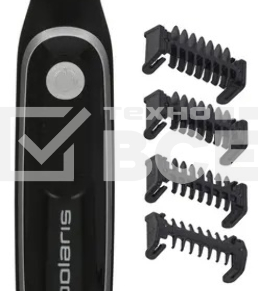 Машинка для стрижки Polaris PHC 0202R черный/серебристый