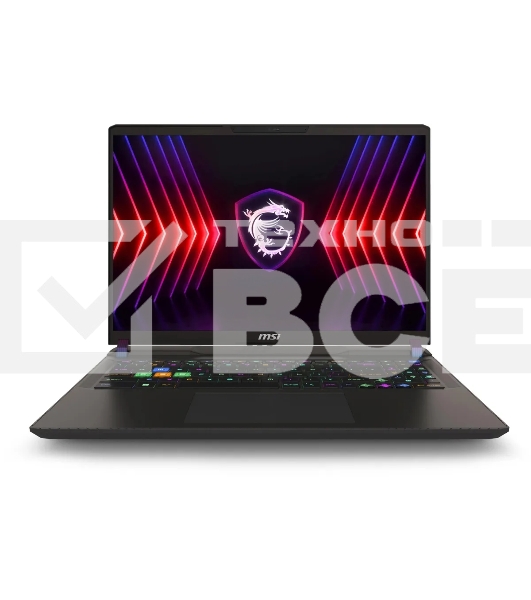 Ноутбук MSI Vector 16 HX A14VHG-831XRU серый 9S7-15M142-831 Core i9 14900HX 16Gb SSD1Tb NVIDIA GeForce RTX4080 12Gb 16