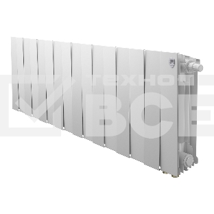 Радиатор биметаллический Royal Thermo PianoForte 300 белый VR80 - 16 секц.