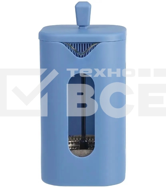 Френч-пресс LARA LR06-57-600 0,6 л, жаропрочное боросиликатное стекло