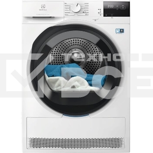 Сушильная машина Electrolux EW7D285UE белый, 8 кг, сушка - конденсационная (тепловой насос), программ - 12, 59.6 x 85 x 63.6 см (пан.англ.)