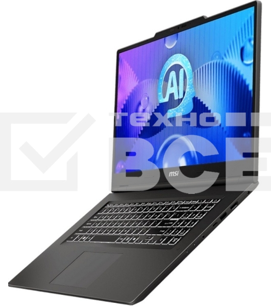 Ноутбук MSI Venture 17 AI A1MG-004XRU серый Intel Core Ultra 5 125H 3600MHz/17.3'/1920x1080/16Gb/512Gb SSD/Intel Arc Graphics/Wi-Fi/Bluetooth/Windows 11 Pro