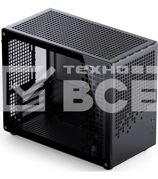 Компьютерный корпус без блока питания JONSBO Jonsplus Z20 Black MATX без БП, боковая панель из закаленного стекла, mini-ITX, micro-ATX, черный