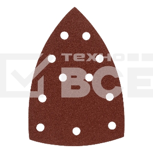 Треугольник абразивный Denzel на ворc. подложке под 