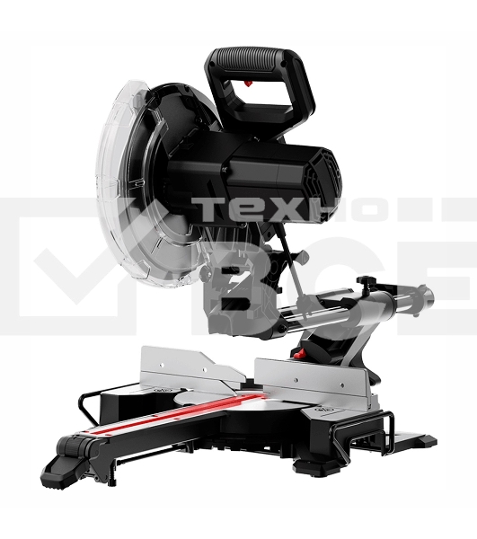  Торцовочная пила Deli DE570 (2000Вт, 5000об/мин, диаметр диска 255мм)