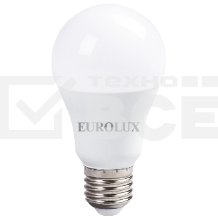 Лампа светодиодная EUROLUX LL-E-A60-15W-230-6K-E27 груша