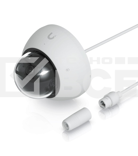 Камера видеонаблюдения Ubiquiti UniFi Protect Camera AI Dome 4K (8Mp), 30 к/с, 109,9°, ИК-подсветка до 40 м