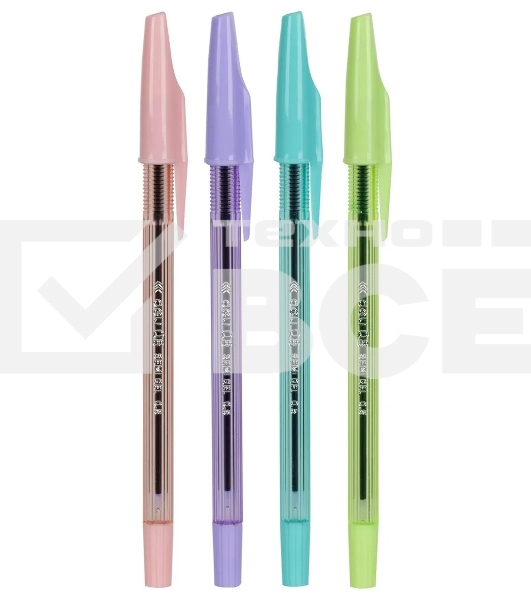 Набор ручек шариковых Deli Think EQ8C-BK, черные чернила (12шт), линия 0.5мм